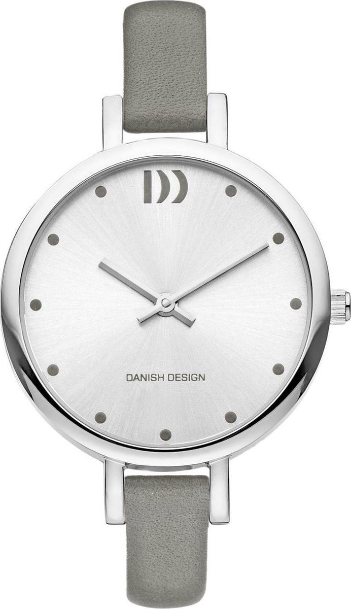 Danish Design IV14q1141 Dames horloge 32 mm Zilverkleurig
