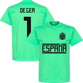 Spanje De Gea 1 Team T-Shirt - M