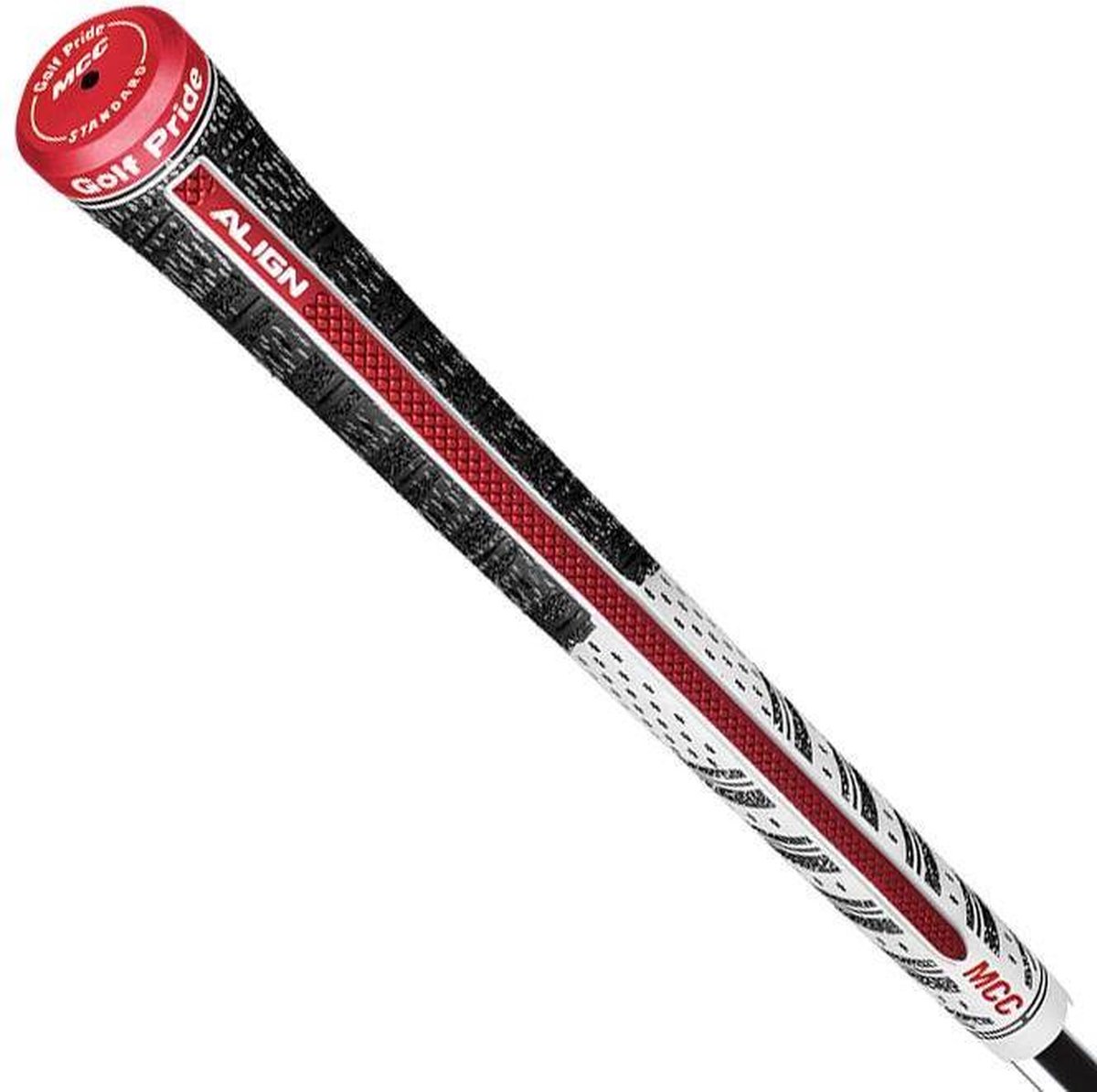 GolfPride New Decade MultiCompound Align Grip - Wit Zwart