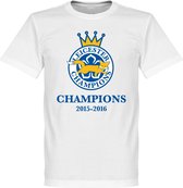 Leicester City Foxes Champions 2016 T-Shirt - XL