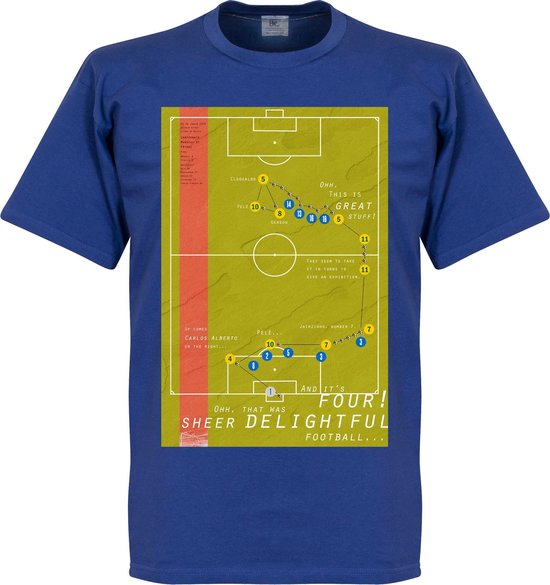 Pennarello Carlos Alberto 1970 Classic Goal T-Shirt - S