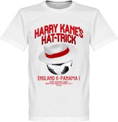 Harry Kane's Panama Hattrick T-Shirt - Wit - XXXL