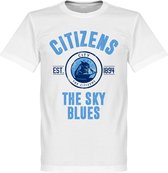 Manchester City Established T-Shirt - Wit - 5XL