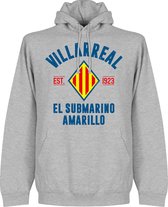 Villarreal Established Hooded Sweater - Grijs - S