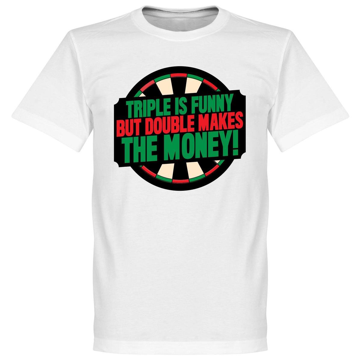 Double Makes The Money Darts T-Shirt - XS