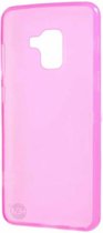 Roze Siliconen Gel TPU / Back Cover / Hoesje Samsung A5 / A8 2018
