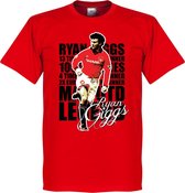 Ryan Giggs Legend T-Shirt - Rood - XL