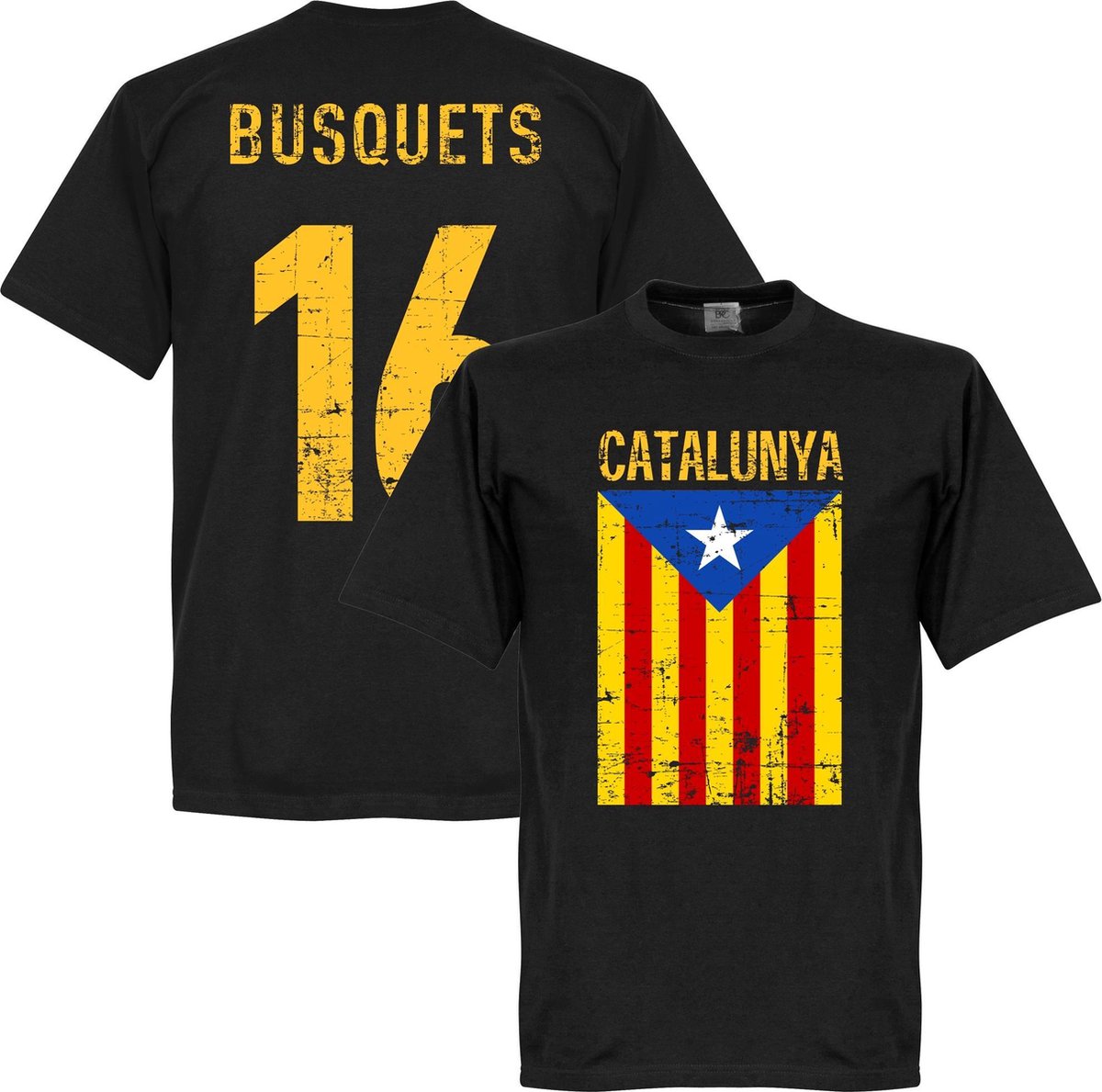 Busquets Vintage Catalonië T-Shirt - XXXXL