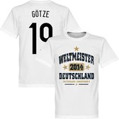 Duitsland WK 2014 Weltmeister Götze T-Shirt - XXXL