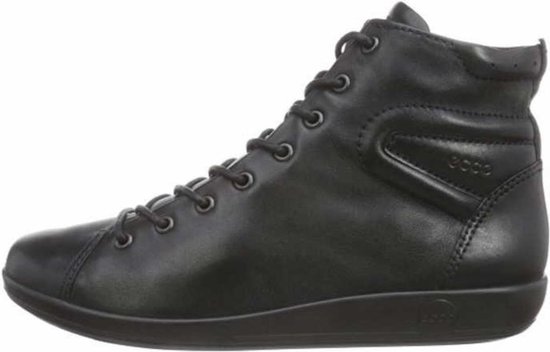 ECCO SOFT 2.0 dames Veterboot - Zwart - Maat 40 | Bestel nu!