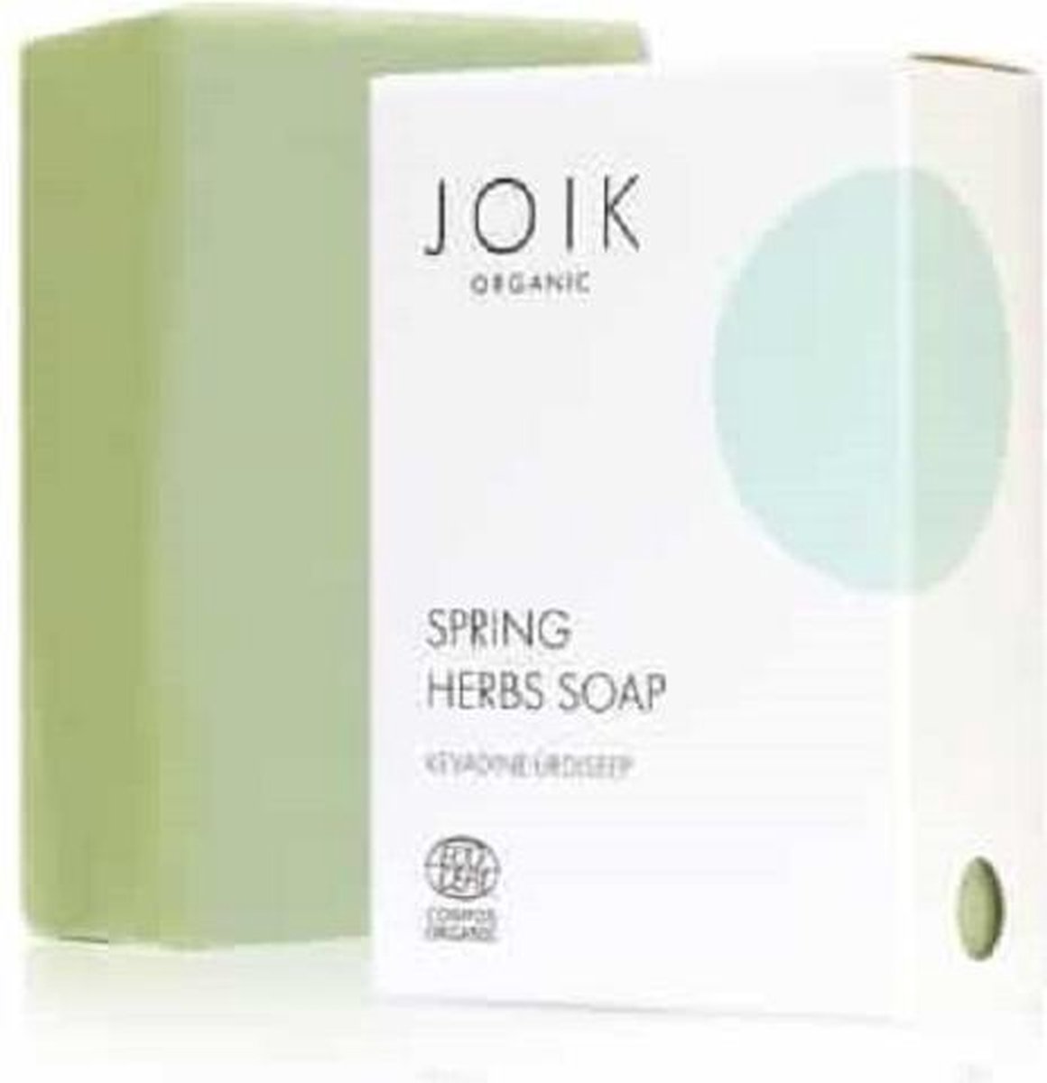 Joik Zeepblok Spring Herbs Vegan Unisex 100 Gram Groen