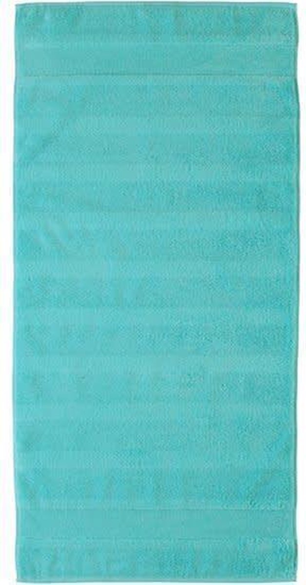 Cawo Noblesse2 Uni Handdoek - Soft-Türkis 50x100