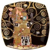Goebel - Gustav Klimt | Decoratief bord De vervulling | Porselein - 21cm - met echt goud
