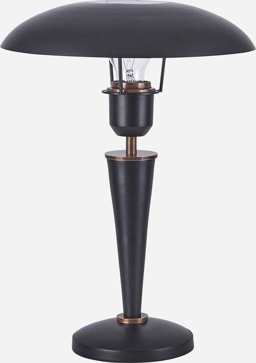 House Doctor Tafellamp Opal - Zwart - 34cm