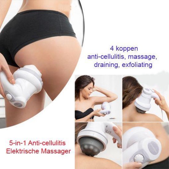 4-in-1 Anti-Cellulitis apparaat - Elektrische Massage - Vetverbrander afvallen - Cellulite Massage Apparaat - Huidverjongingsapparaat