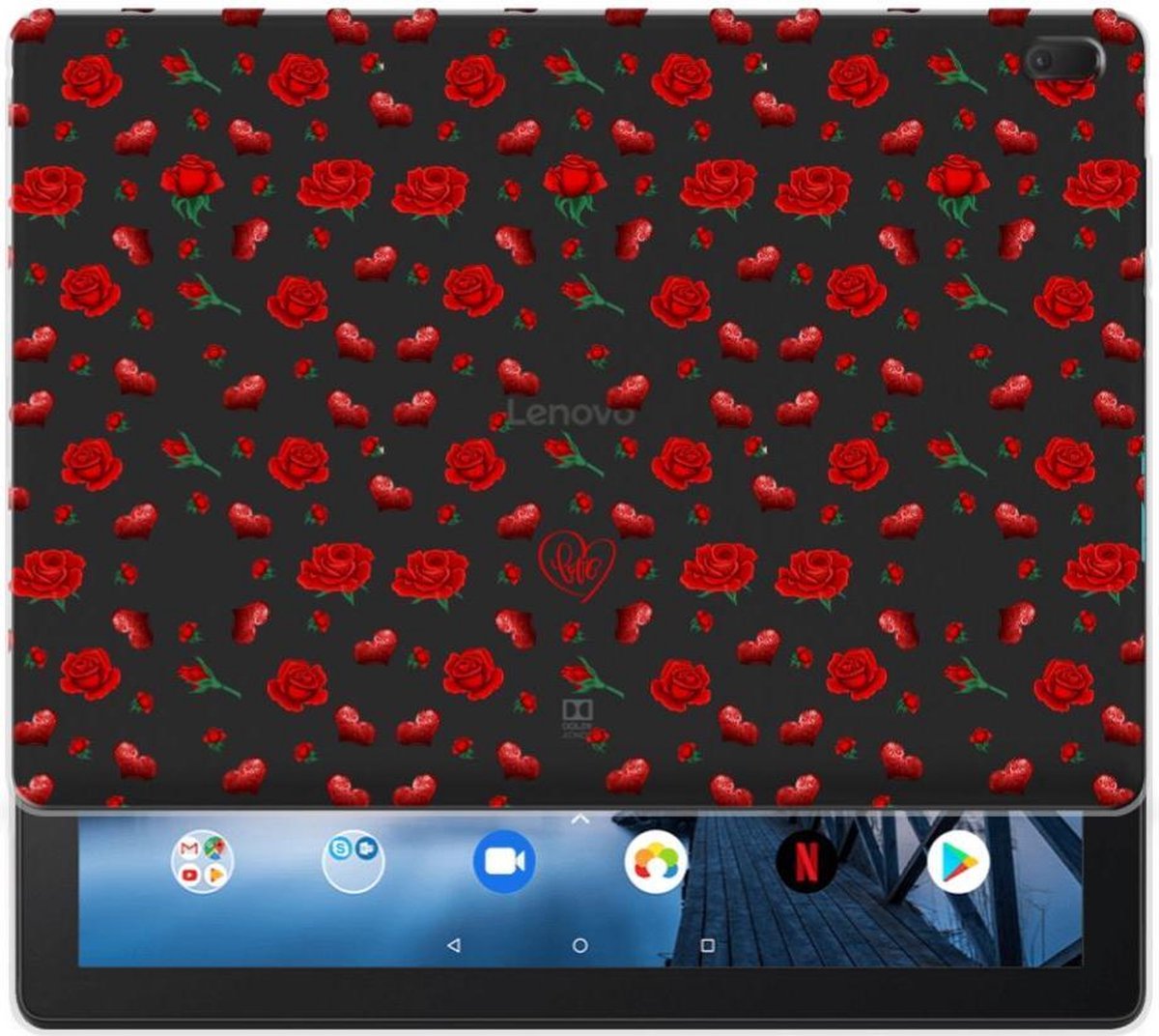 Lenovo Tab M10 Plus Tablet Backcover met foto Badges