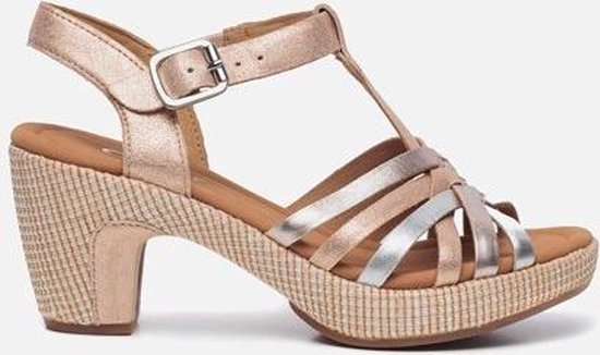 kust Spijsverteringsorgaan bodem Gabor Comfort sandalen met hak roze - Maat 41.5 | bol.com