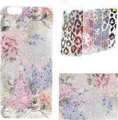 Apple iPhone 7 Plus/8 Plus hoesje Bubbly sunny Flowers - TPU - Back Cover