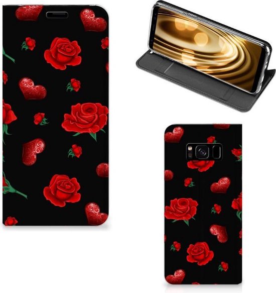 Geschikt voor Samsung Galaxy S8 Magnet Case Valentine Design