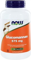 Glucomannan 575 mg (180 caps) - NOW Foods