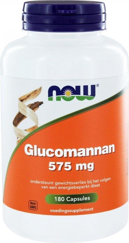Glucomannan 575 mg (180 caps) - NOW Foods - Now