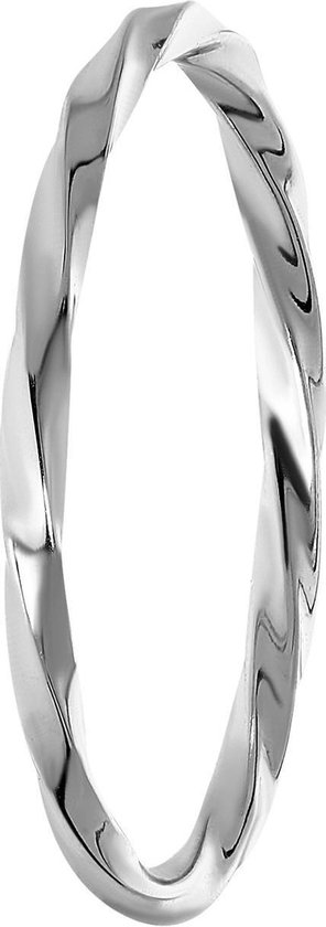 Lucardi Ringen - Zilveren ring twist