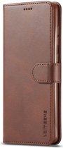 Samsung Galaxy A51 Retro Book Case Portemonnee Hoesje Coffee