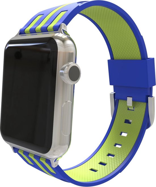 watchbands-shop.nl watchbands-shop.nl - Apple Watch Series 1/2/3/4 (42 & 44mm) - Blauw/ Jaune