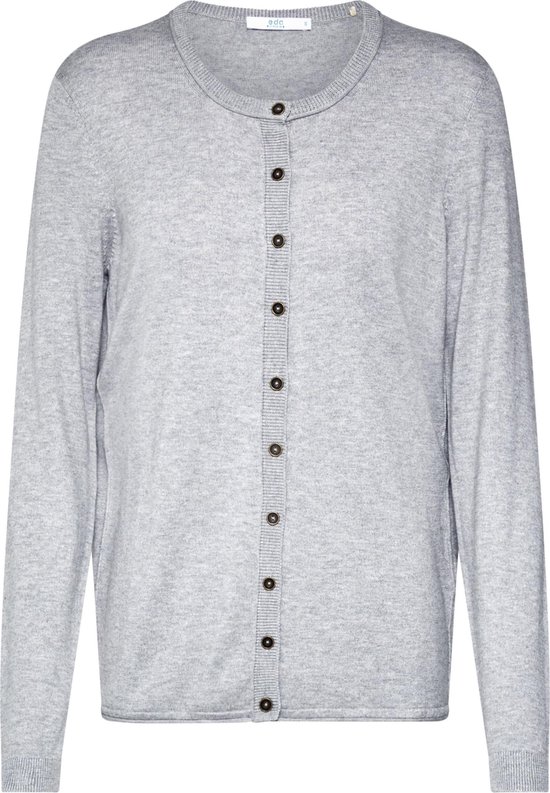 Edc By Esprit gebreid vest ocs basic Lichtgrijss