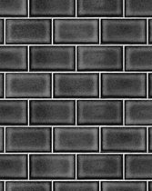 Grafisch behang Profhome BA220108-DI vliesbehang hardvinyl warmdruk in reliëf gestempeld met grafisch patroon glimmend zwart grijs 5,33 m2