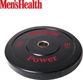 Men's Health Bumper Plates 20 kg - Crossfit - Oefeningen - Fitness gemakkelijk thuis - Fitnessaccessoire