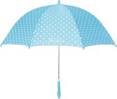 Playshoes - Paraplu voor kinderen - Stippen - Turquoise - maat Onesize
