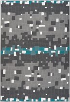 Tapijtenloods Vancouver Vloerkleed Modern Grijs / Blauw Laagpolig - 160x230 CM