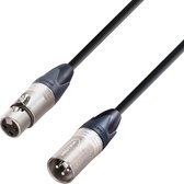 AH Cables KM3FMBLK XLR Verbindingskabel [1x XLR-bus - 1x XLR-stekker] 3.00 m Zwart