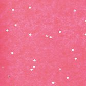 Zijdepapier - Glitters - Zilver op roze - Budget - 50x75 cm - Pak a 240 vellen