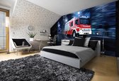 Fire Truck Photo Wallcovering