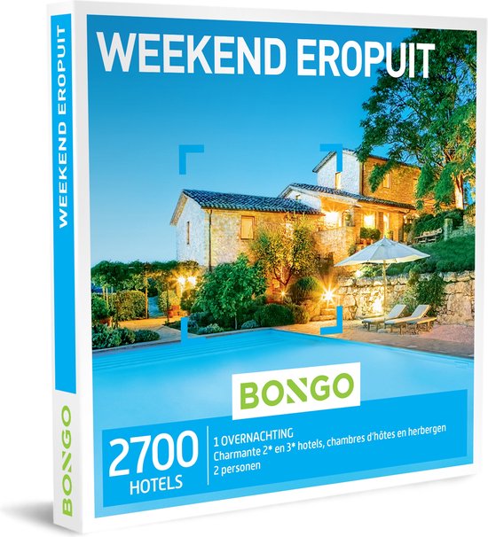 vrachtauto Veroveren Afscheiden Bongo Bon België - Weekend Eropuit Cadeaubon - Cadeaukaart : 2700 leuke  hotels | bol.com