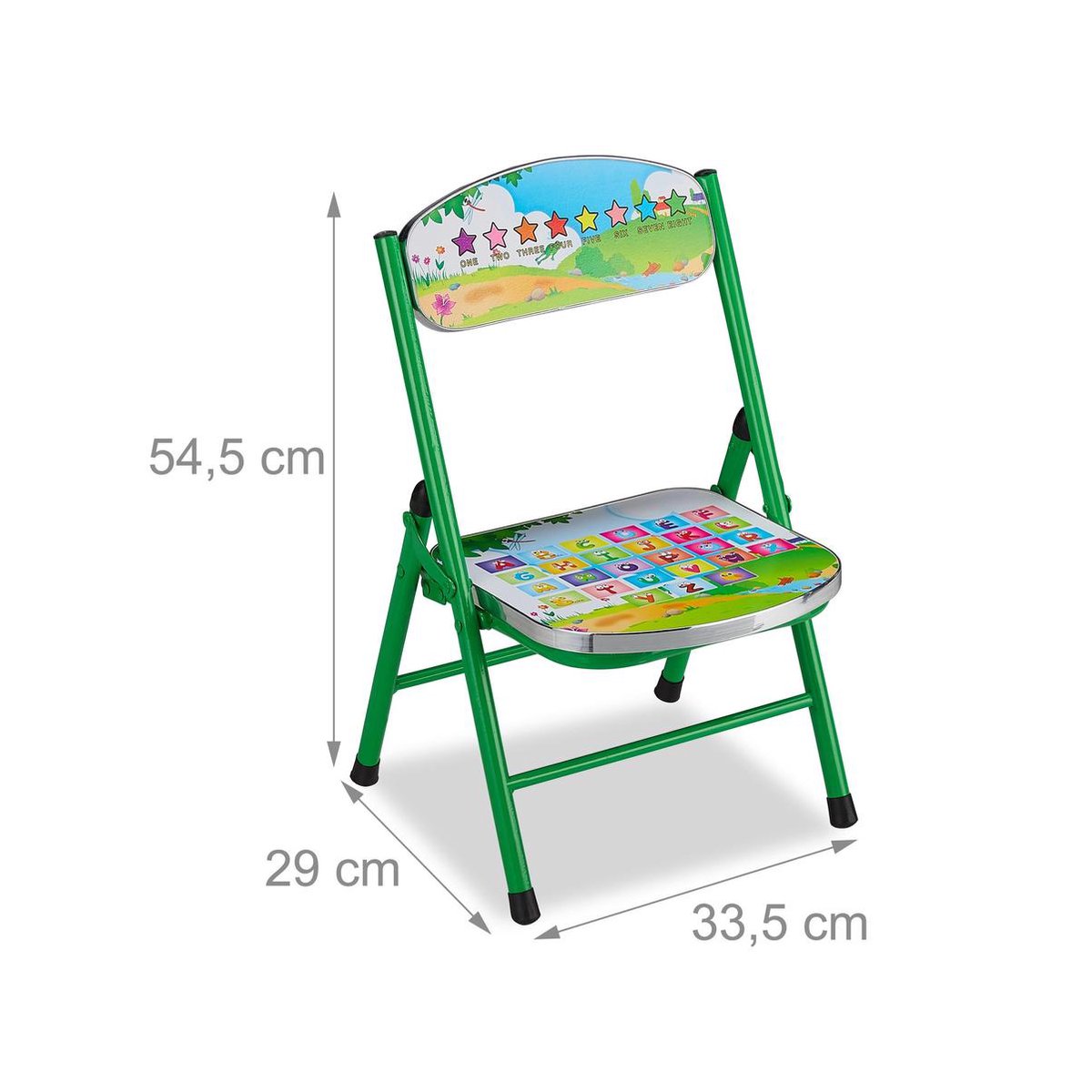 relaxdays kindertafel en stoel - inklapbaar - kindertafeltje - kinderstoel C | bol.com