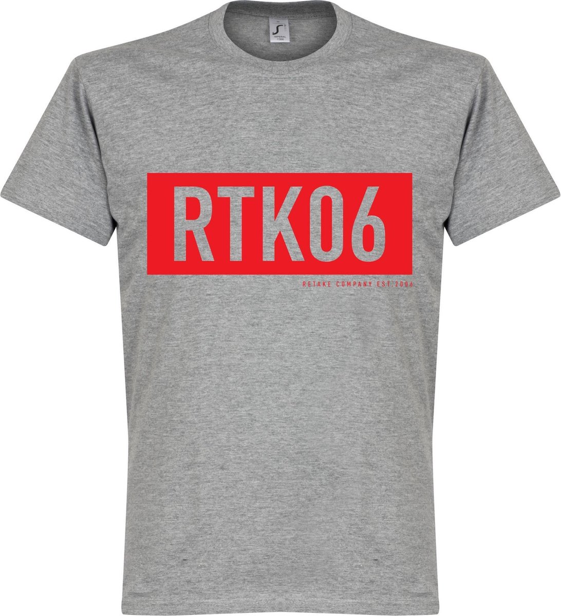 1092x1200.jpg Retake RTK06 Bar T-Shirt - Grijs - L - Afbeelding 1