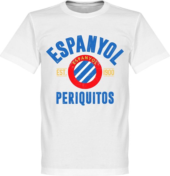 Espanyol Established T-Shirt - Wit - XXXL