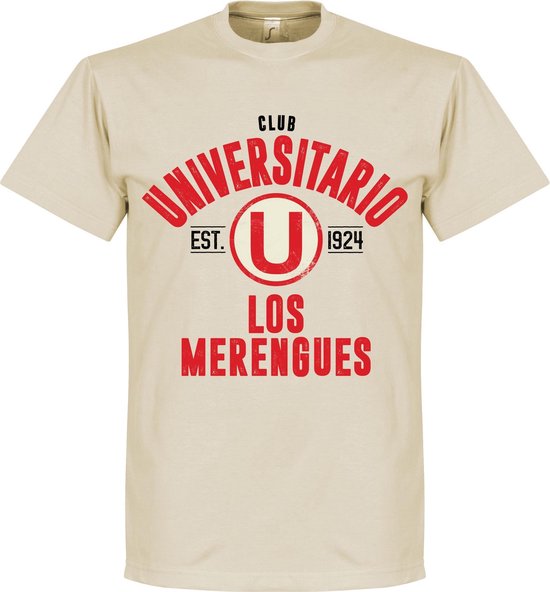 Universitario Established T-Shirt - Creme - S