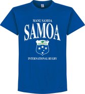 Samoa Rugby T-Shirt - Blauw - XXXL