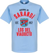 Arsenal Sarandi Established T-Shirt - Licht Blauw - S