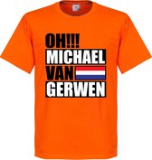 Oh Michael van Gerwen T-Shirt - Oranje - XL