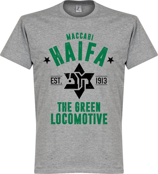 Maccabi Haifa Established T-Shirt - Grijs - L