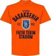 Istanbul Basaksehir Established T-shirt - Oranje - 3XL