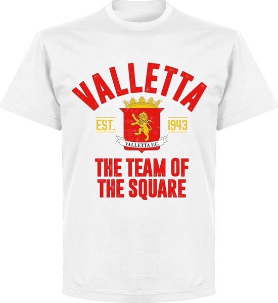 Valletta Established T-shirt - Wit - 5XL