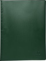 5x Vega Showalbum met vaste rug PVC - 40 tassen - 80 zichten - A4, Groen