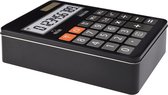 Calculator gevormd ontwerp, metalen opbergdoos Tin geschenkdoos container