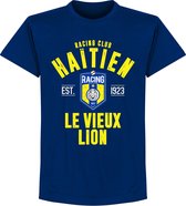 Haitien Established T-Shirt - Navy Blauw - S